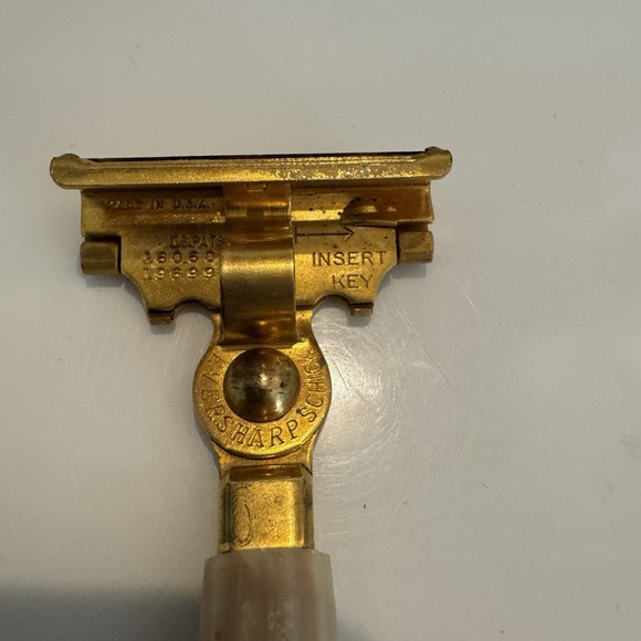 Vintage Eversharp Schick Injector Safety Razor Type G Bakelite Handle USA 1940s - Picture 5 of 11
